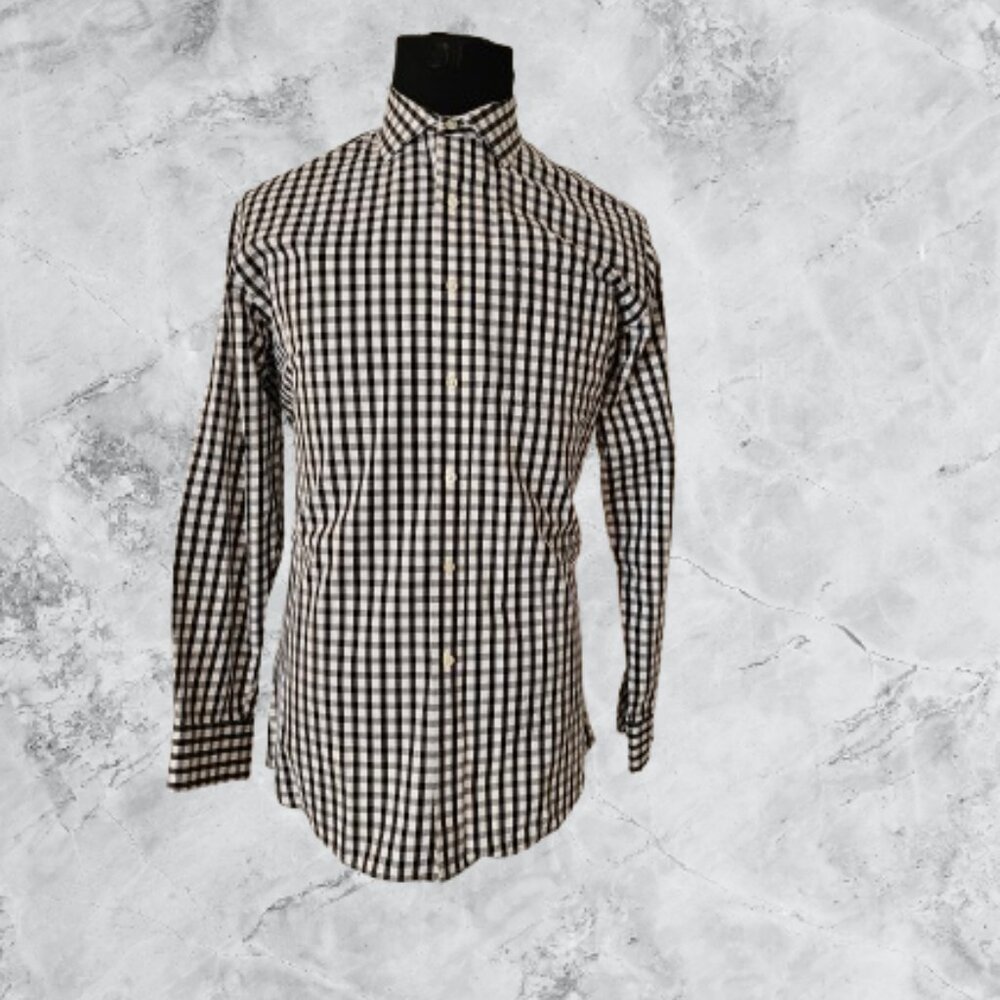 TOMMY HILFIGER SLIM FIT MEN'S LONG SLEEVE DRESS SHIRT - SIZE 16 (32-33)